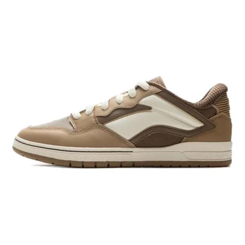 Мужские низкие кеды Li-Ning Wave Pro Коричнево-зеленые AEPV035-1 43