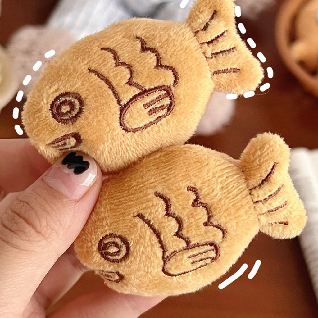 Novelty Lapel Pin Taiyaki Cartoon Fish Lapel Pin Jewelry Brooch Photo Props Adorkable Fish Brooch Pin Furry Brooch