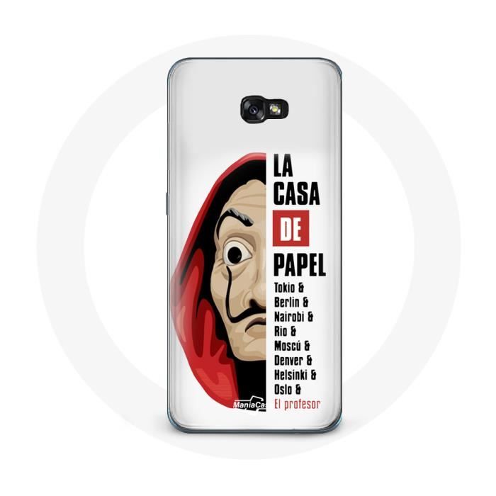 Coque Samsung Galaxy A5 2017 La Casa de Papel cataractes