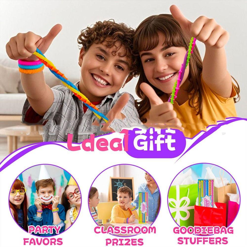 Enhancing Attention Silent Decompressors Rings Stretchable Sensory Wand Fun Toys  Holiday Gift