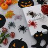 10PCS Mini Fake 3D Spider Toy Simulation Artificial Spider Halloween Plush Spider  Carnivals