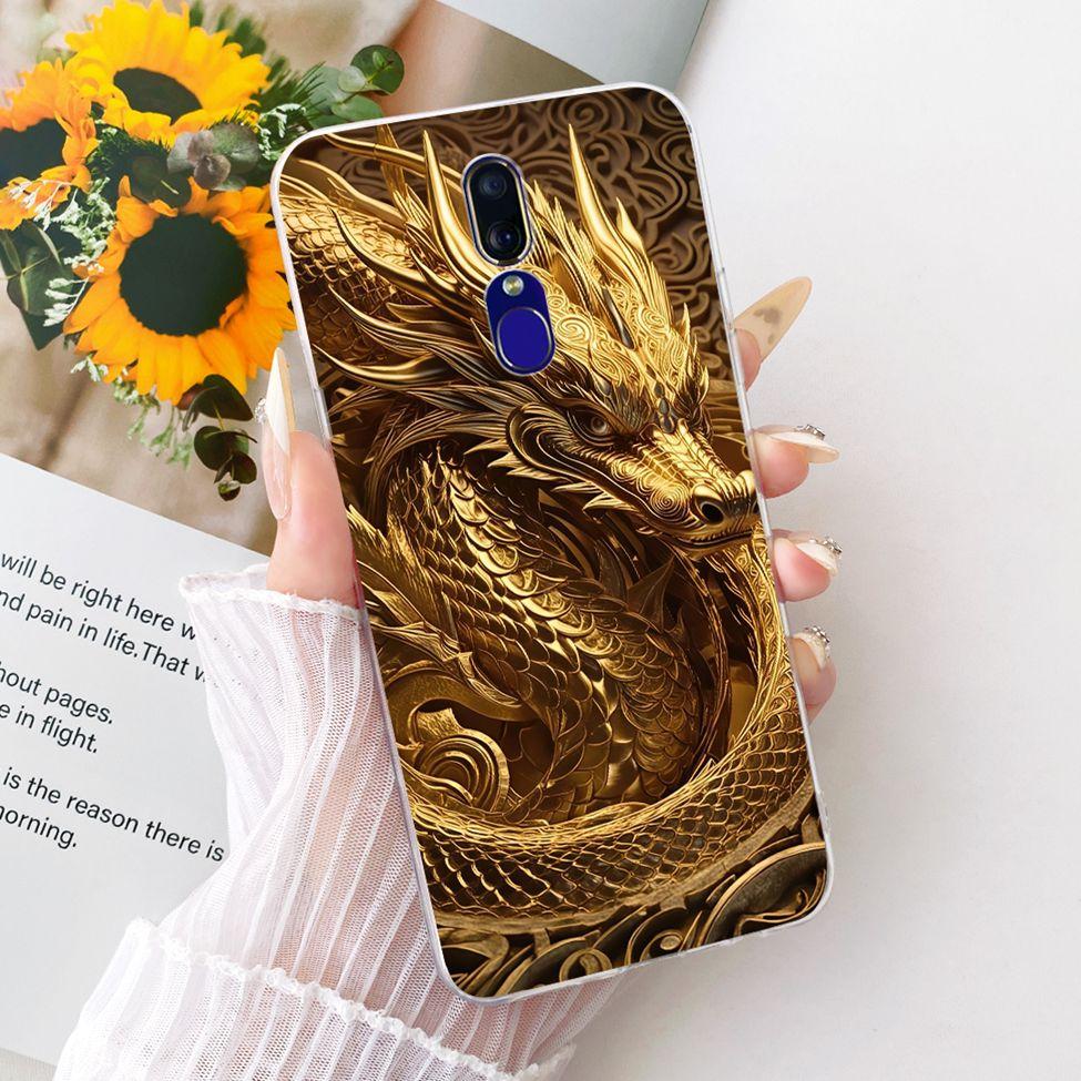 For Oppo F11 Case Cover Luxury Butterfly Love Fashion Flowers Cool Painted Phone Casing For Oppo CPH1913 CPH1911