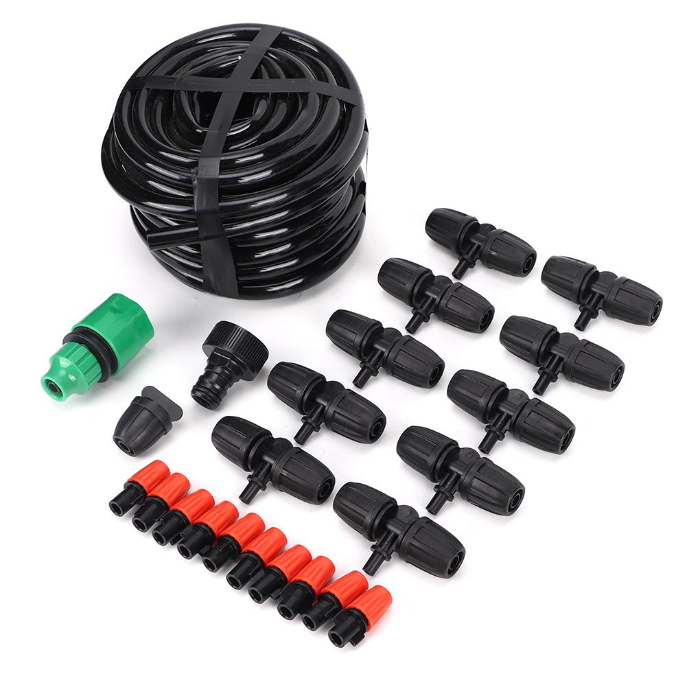10m DIY Automatic Watering Set Garden Plant Flower Irrigation Atomizing Kit with Nozzle