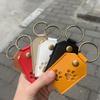 1PC Square pet hair storage set animal leather cat and dog hair storage bag hair memorial bag keychain