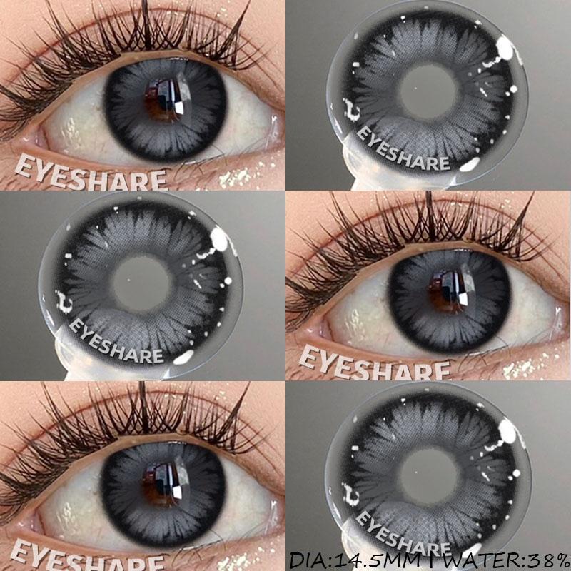 2Pcs Colored Contact Lenses for Eyes Cosplay Red Eye Lens Purple Anime Lenses Halloween Beauty Cosmetic for Eyes Yearly