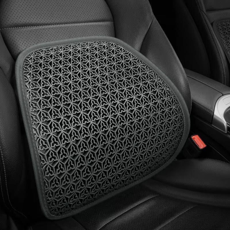 Car Seat Chair Back Cushion Mesh Breathable Lumbar Back Brace Car Seat Chair Cushion Massage Back Cushion Pad Support HomeOffice