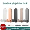 No-Drill Strong Adhesive Aluminum Hook for Bathroom or Door