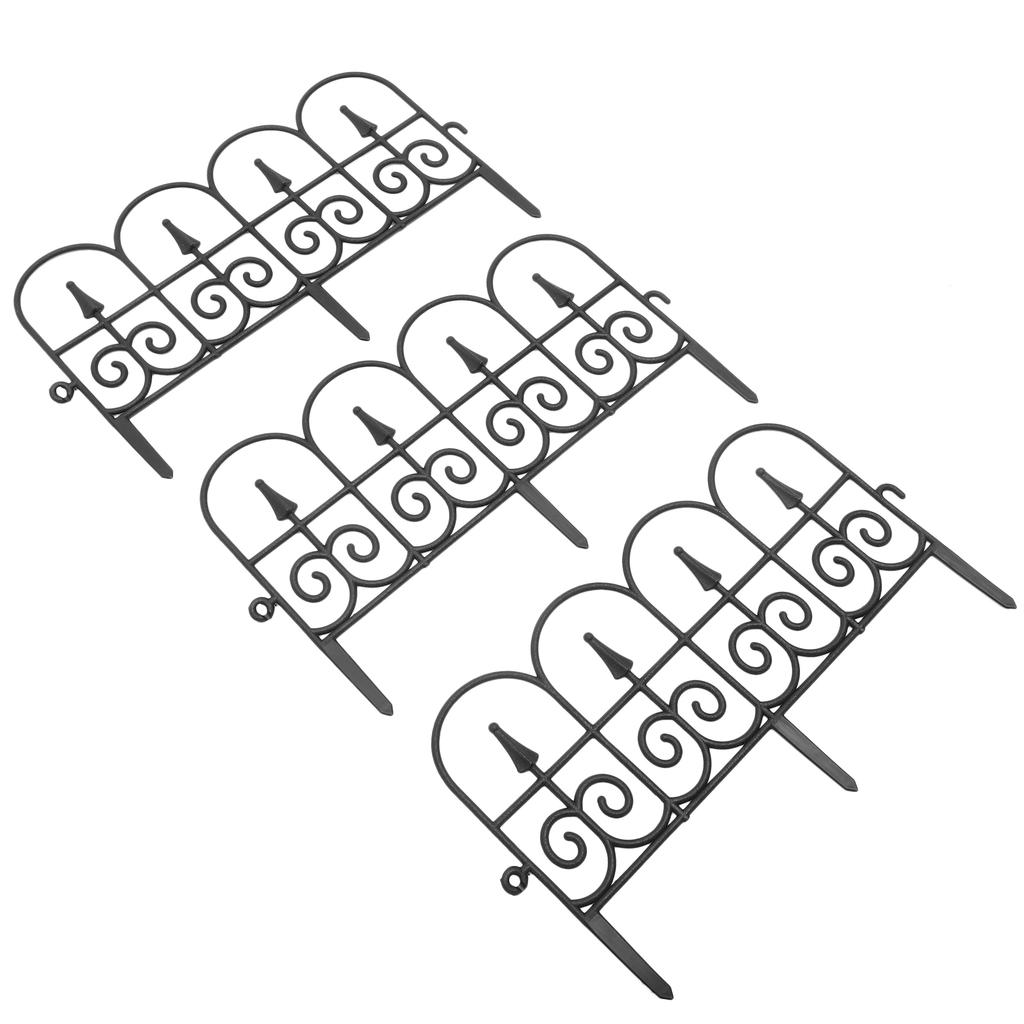 3 Pcs Plastic Fence Christmas Tree Decorations Festival Decorative Path Wedding Garden Pastoral