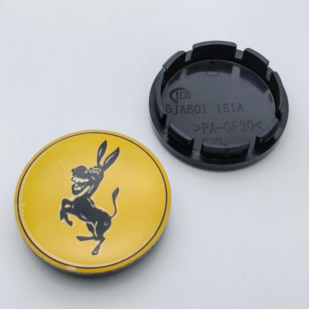 4pcs 56MM O.D /51MM I.D Donkey Logo Emblem Car Wheel Center Caps Wheels Hub Rim Hubcaps Centre Cover Replace Styling Accessories
