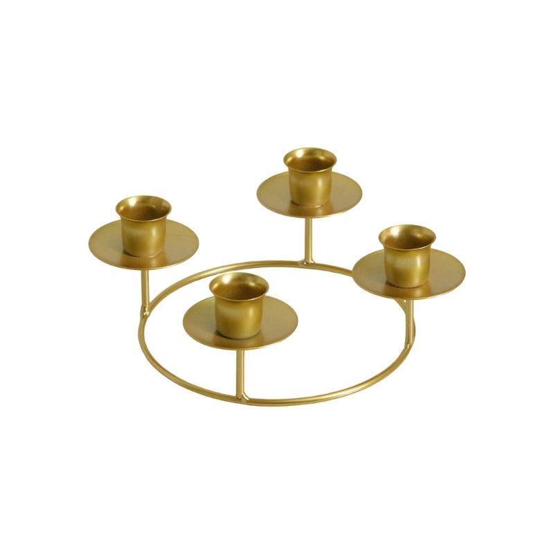 Decorative Candle Stands Iron Taper Candle Holders Candelabra Retro Candlestick Holders for Wedding,Table Centerpieces