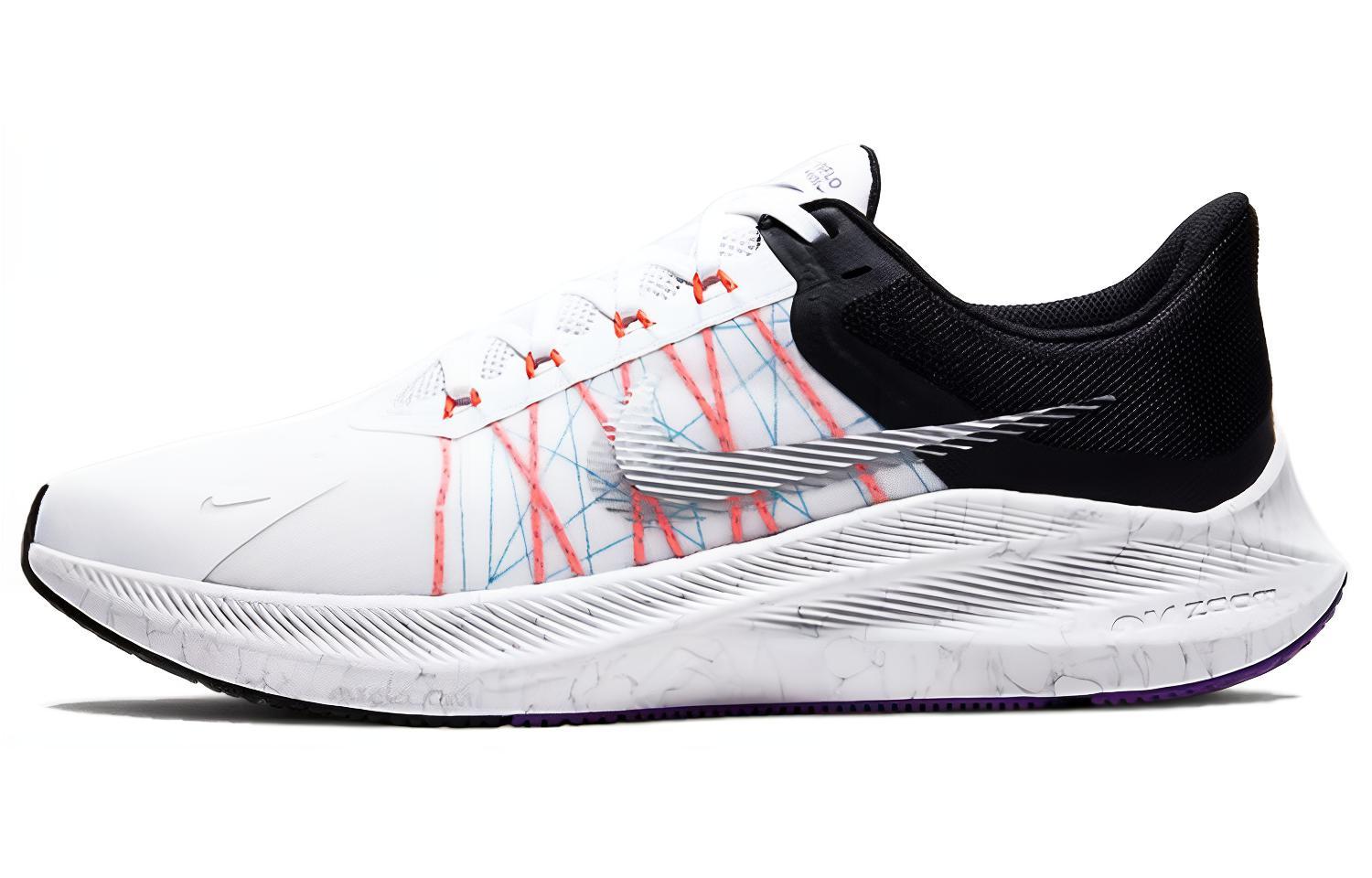 Nike Air Zoom Winflo 8  White Flash Crimson  CW3419-101 42.5