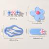 6Pcs Cartoon Colorful Hair Clips Girls Cute Flower Heart Hairpins Baby Hairclip Barrettes Hairpin Headwear Kids Hair Accessories
