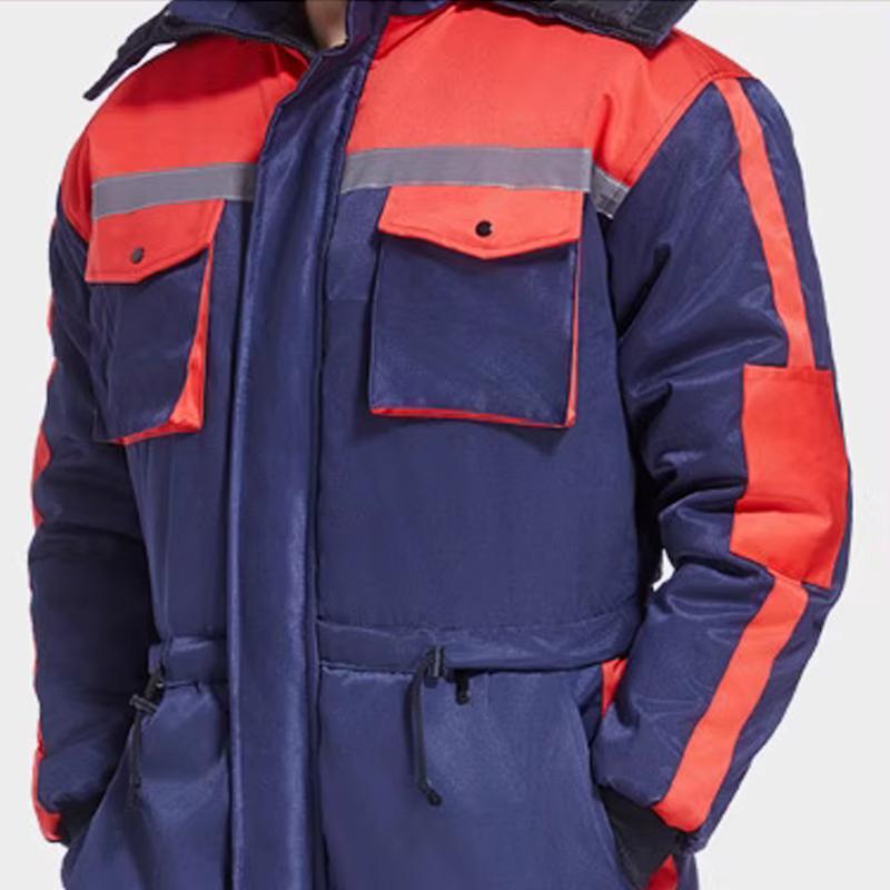 Winter Motorcycle Waterproof Jacket One Piece Prevent Cold Ski Down Parka Jumpsuit Warm Hooded Cycling and Fishing Suits
