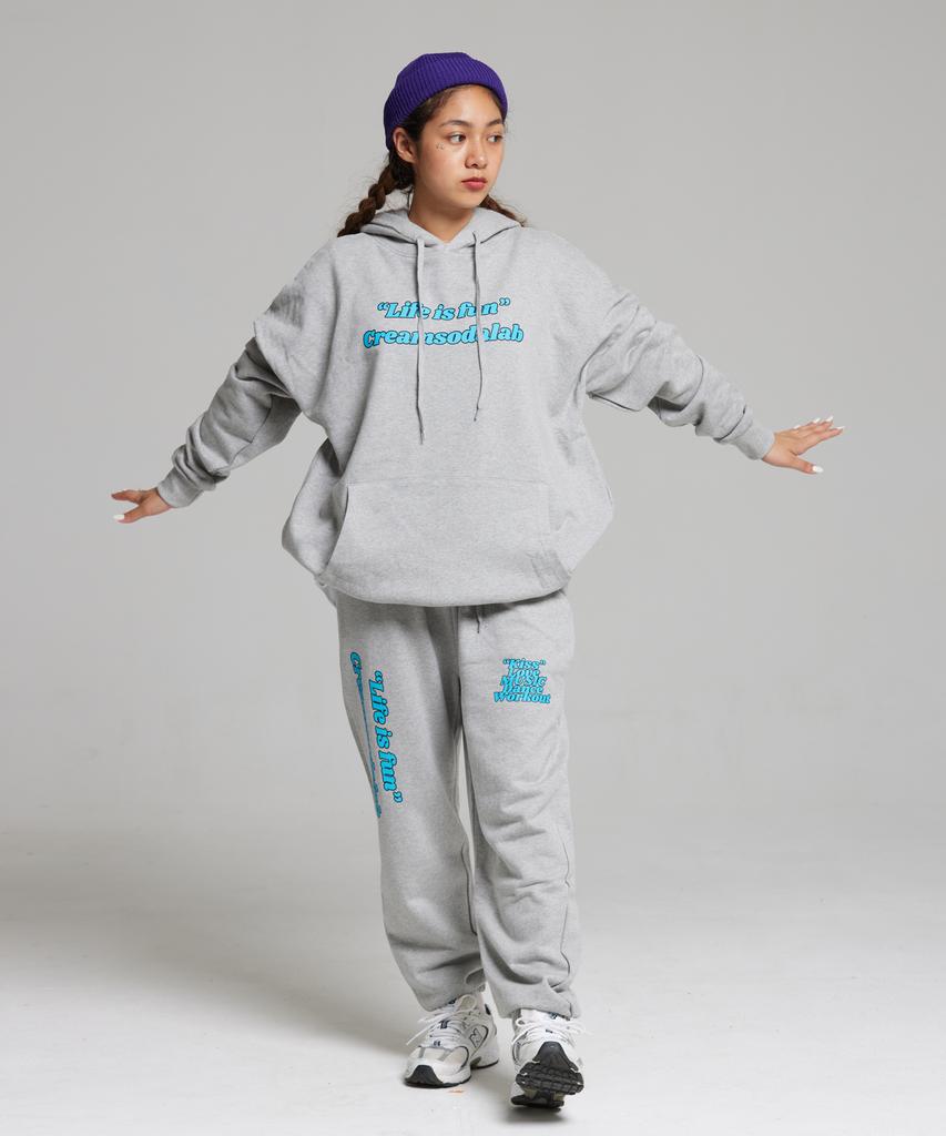 CREAM SODA LAB Slogan Hoodie Training Set