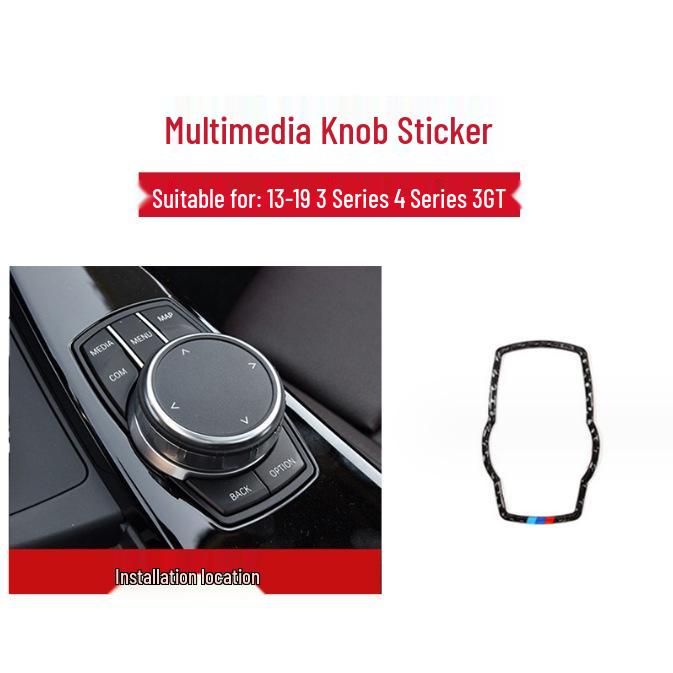 BMW řady 3 & 4 F30, 316i, 320li GT Karbonový interiérový kryt konzoly