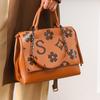 Women's Handbag New Fashion Bag Women's Retro Embossed Shoulder Bag Commuting Large Capacity Tote Bag