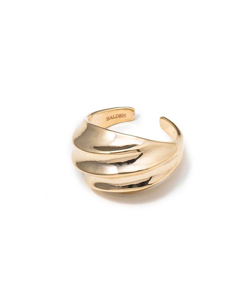 Halden Curved Ring Bold (R021_Gold)