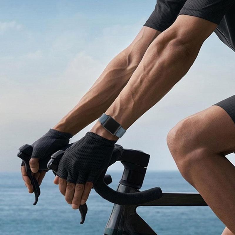 Adjustable Hook Buckle Design Straps for Selected Fitness Trackers Breathable Fabric Comfort Fit in Multiple Color