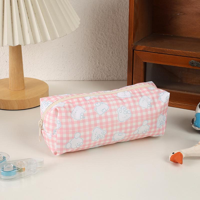 

Милый мультяшный пенал для детей, девочек, корейский кавайный мишка, кролик, пенал, органайзер для канцелярских принадлежностей, сумка, школьные принадлежности для студентов