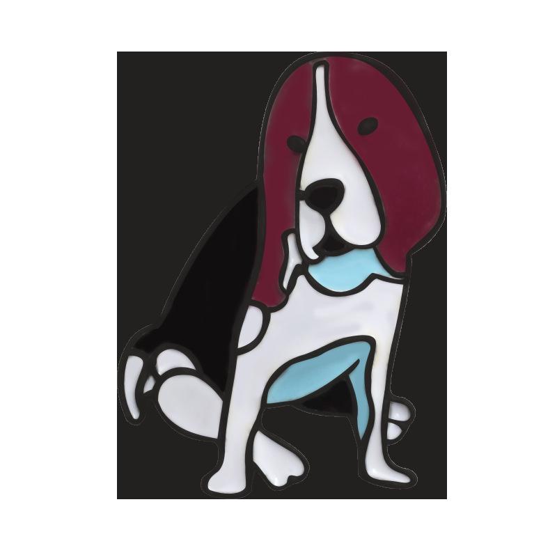 Cartoon Animal Brooch: Cute Dog Pin Badge for Shirts, Sweaters, Jeans - 10 Styles