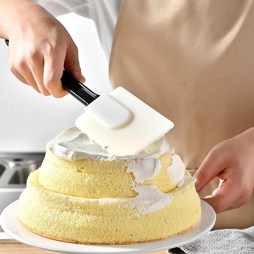 Silicone Cream Spatula Non-stick Butter Spatula Heat-resistant Kitchen Baking Tools DIY Cake Baking Tools Kitchen Accessories