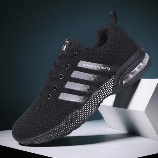 

2025 Summer Flying Weaving 2025 Independent Station Couple Air Cushion Sports Casual Shoes Running Shoes Large Size Shoes 47