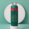 Christmas Stainless Steel Tumbler, 300ml Insulated Thermos Cup with Lid, Festive Holiday Themed Mug for Coffee & Drinks, Cute Xmas Gift Idea