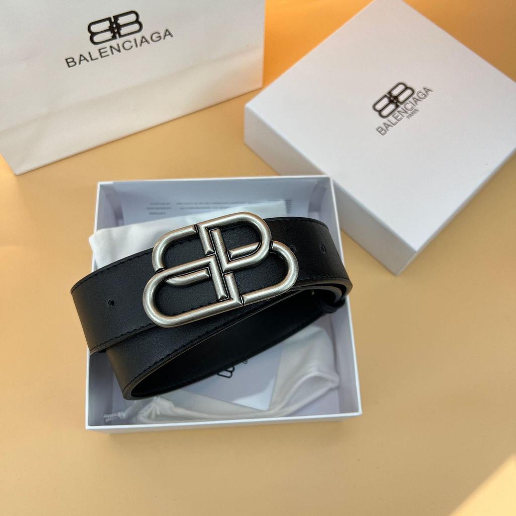 Unisex pásek 3,8 cm s hladkou vazbou - Módní a jednoduchý pasový pás v obchodním stylu