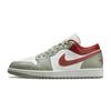 Jordan Air Jordan 1 Abrasion Resistant Low top Skateboard Shoes Unisex Red 553560-133(Team1258-)