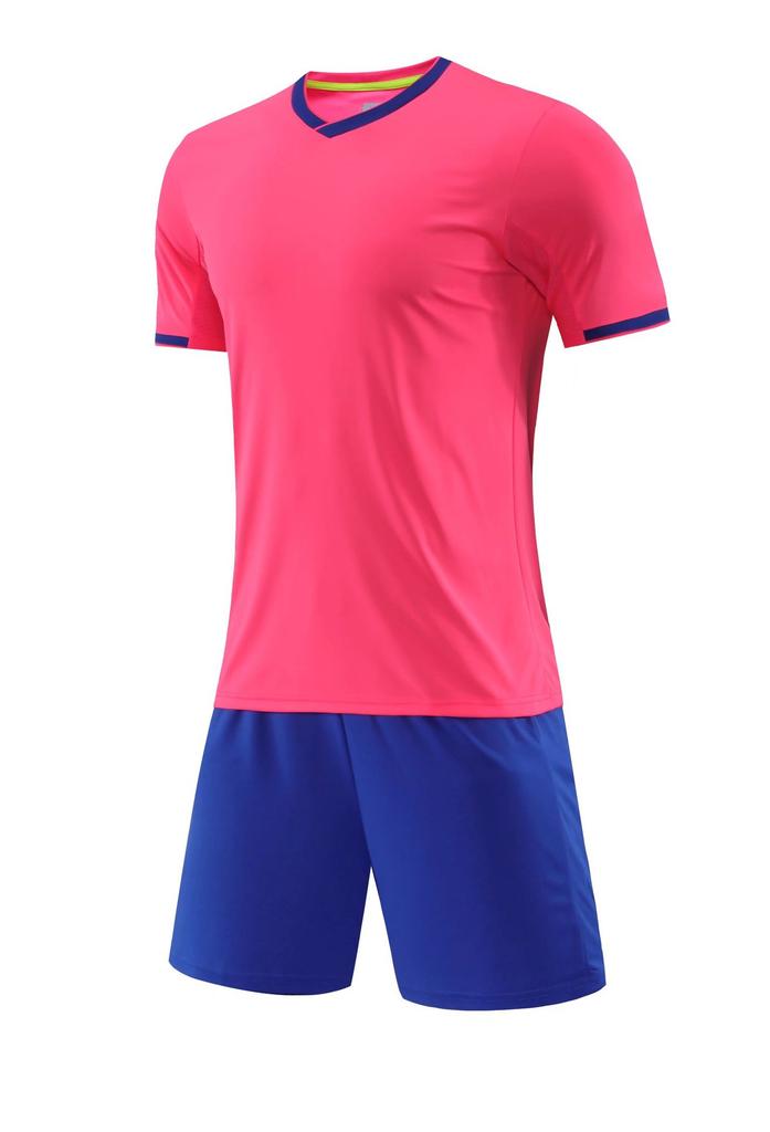 Adult Kids Soccer Uniform Set Breathable Sweat Absorption Quick Dry Soccer Jersey Stitching Color Competition Training Soccer Uniform