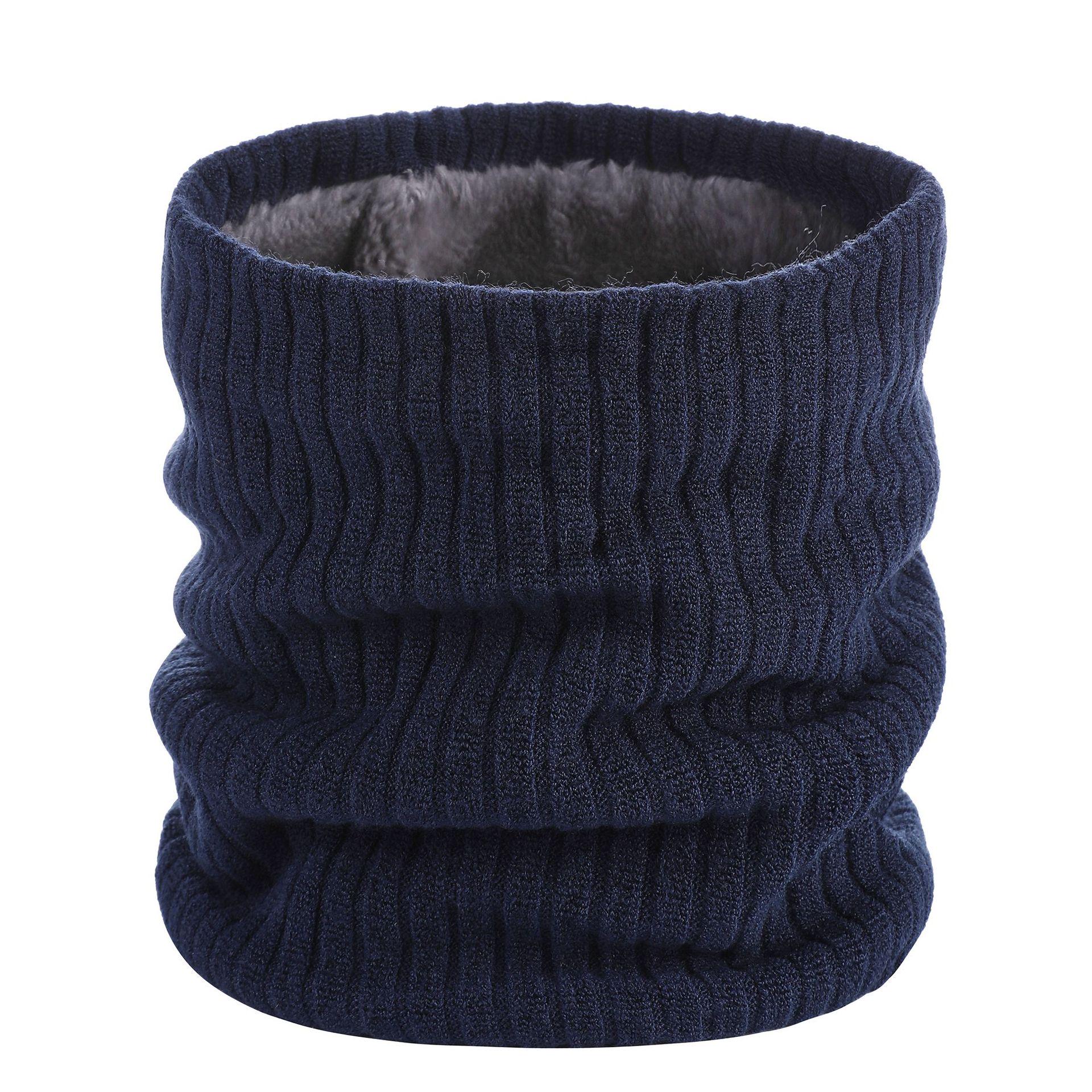 

Korean Style Plush Knit Neck Gaiter - Thick, Warm, and Versatile for Winter and Autumn. 25cm