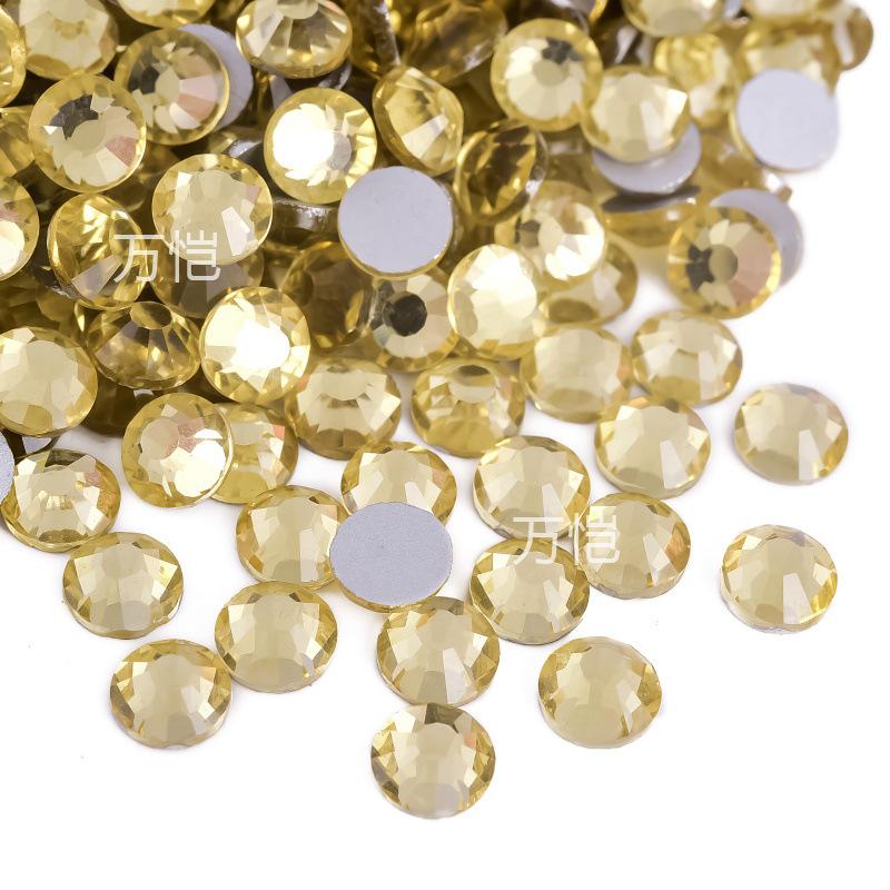 Ss3-Ss16 Mixed Size Flat Bottom Drill, Mobile Phone Case Diy Sticker Diamond Crystal Glass, Creative Nail Art Jewelry Accessories