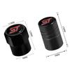 Auto Aluminum Tire Valve Stem Caps Wheel Rim Decor Protective Cover For Fiesta Explorer Mustang Edge Escape Accessories Stem Caps1