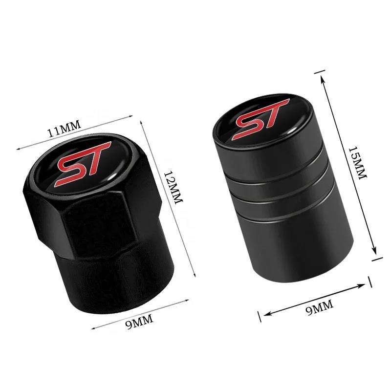 Auto Aluminum Tire Valve Stem Caps Wheel Rim Decor Protective Cover For Fiesta Explorer Mustang Edge Escape Accessories Stem Caps1