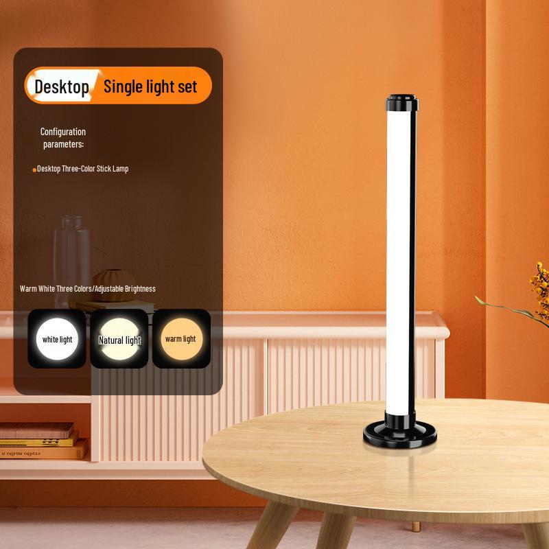 Portable RGB LED Light Stick for Live Streaming, Photography, and Portrait Lighting