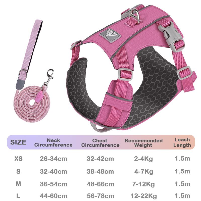 Outdoor Dog Chest And Back Lightweight Chest Strap Explosion-proof Harness Pet Walking Training For Medium Large Dog Accessories