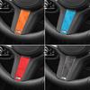 Top Suede For New Series G Chassis Car Steering Wheel Panel Trim Sticker Car Interior Custom Premium Tuning Accessories