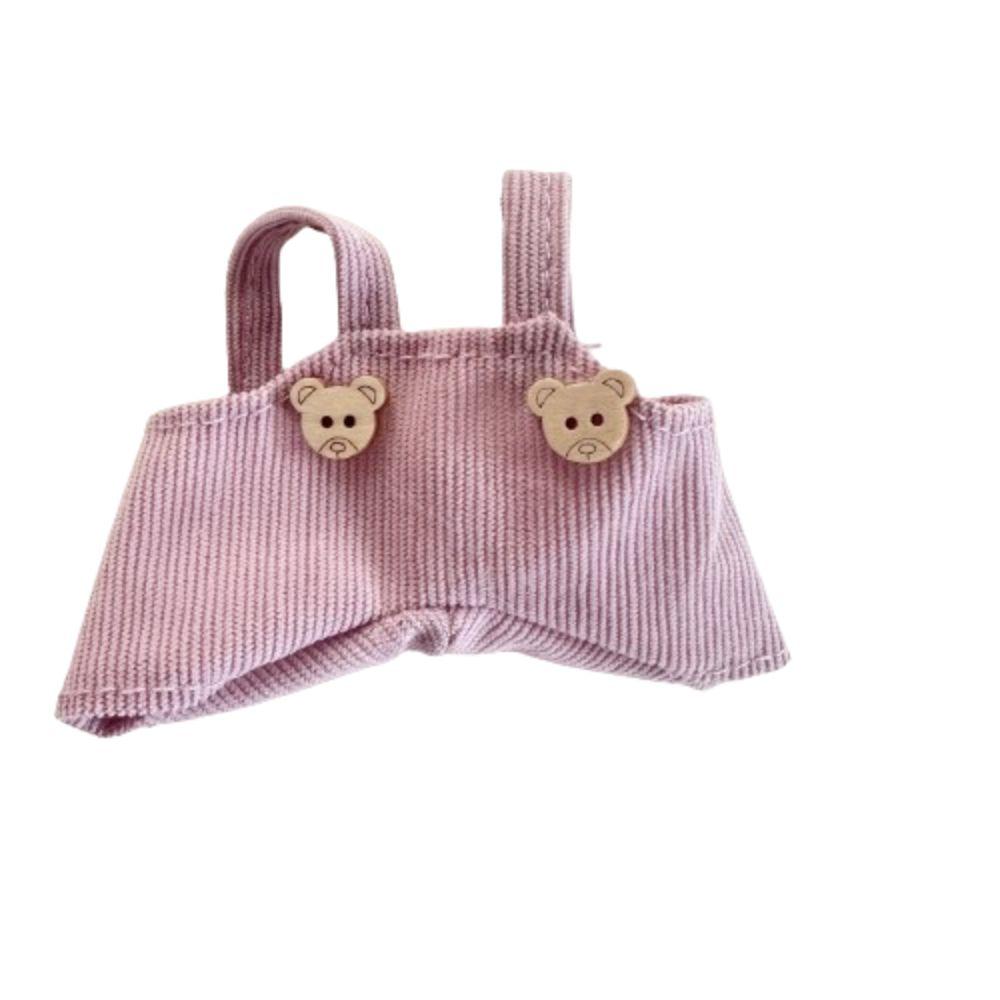 

Брюки на подтяжках Одежда для куклы Лабубу Тканевая одежда Одежда для плюшевых кукол Детский подарок