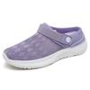 2024 New Breathable Women's Slippers Soft Sole Casual Beach Shoes Breathable Lazy Half Drag Women's Shoes
