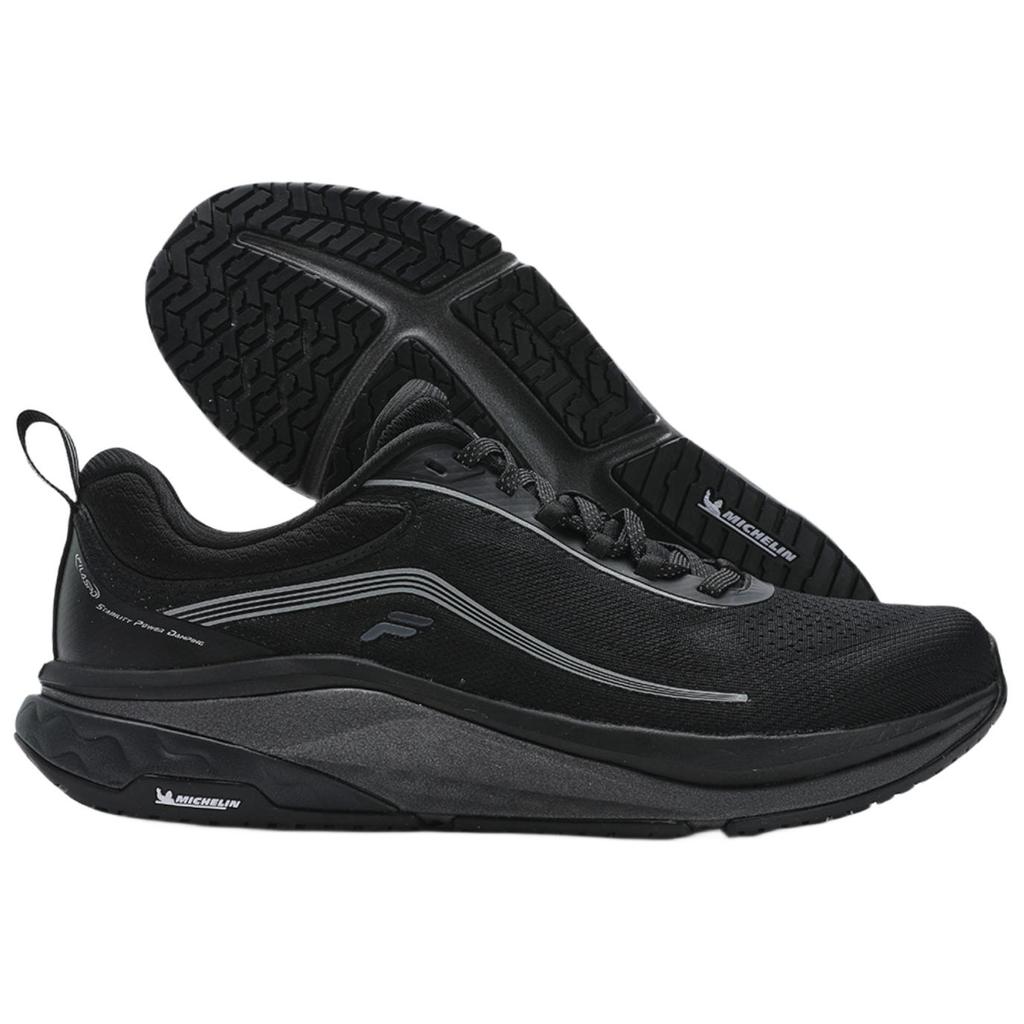 FILA SPD Panther 2 Comfortable Breathable Fabric Low-Top Running Shoes Men sneaker Black A12M421103FBK
