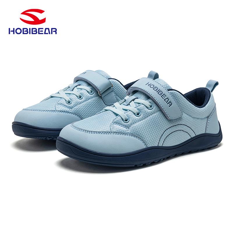 HOBIBEAR Kids Wide-Toe Breathable Mesh Shoes - Velcro, Lightweight, Comfy Sneakers for School, Casual, Sports. 33