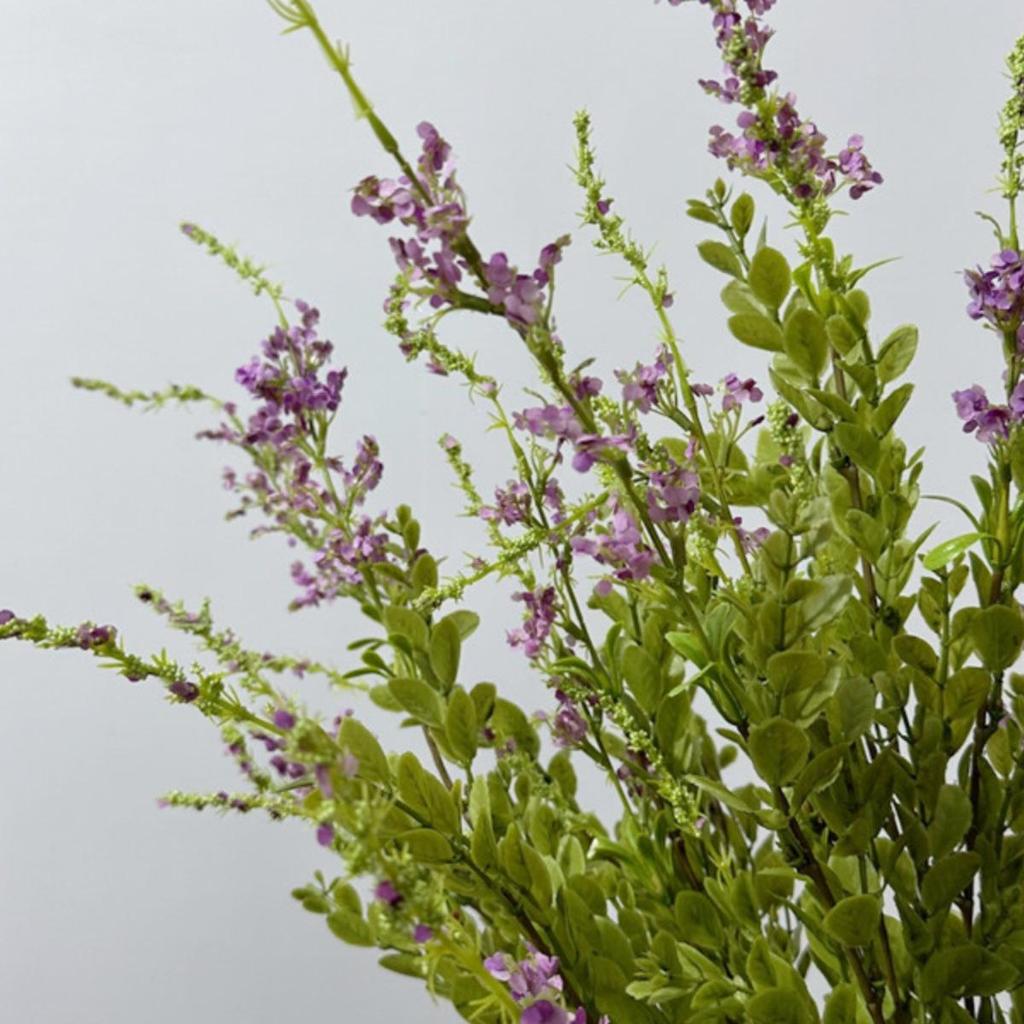 Mori-Stil Künstliche Blaue Schafgarbe - Einzelner Stiel Florale Kunst für Innen-Restaurantdekoration