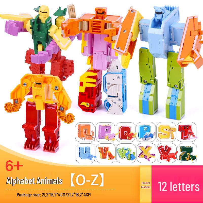 Dinosaur Robot Transformation Toy Set for 6-Year-Olds