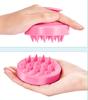 CREPUSCOLO Shampoo Brush Scalp Brush Scalp Massage Scalp Care Silicone 16 Colors (Pink)