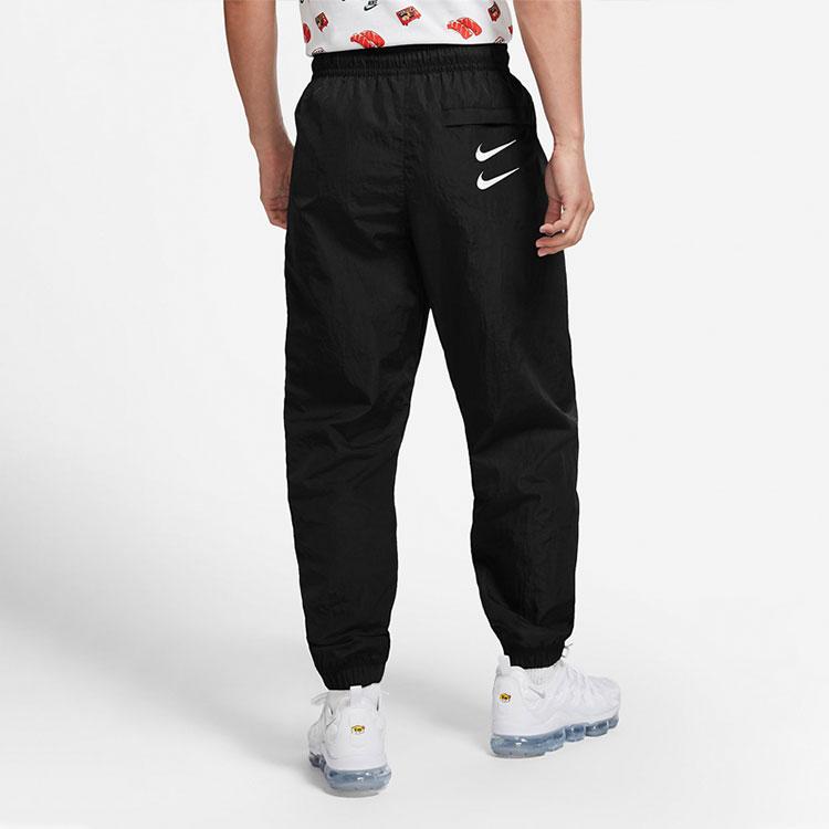 Nike Tapered Embroidered Jogger Sweatpants Men Bottoms Black DJ0479-010