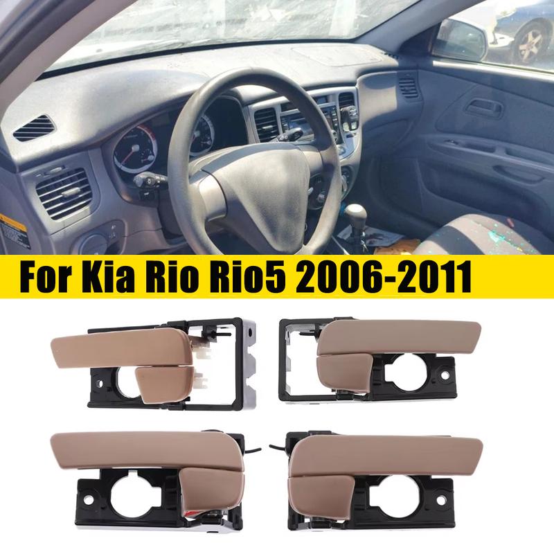 Front Rear Left Right Car Inner Interior Door Handle for Kia Rio Rio 5 2006-2011 82610-1G000 82620-1G000 83610-1G000 83620-1G000