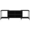 TV Stand Black 153 x 37 x 50 cm Engineered Wood