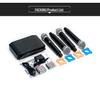 UHF Wireless Handheld Microphone Set: Four-Channel System for Conferences and Karaoke
