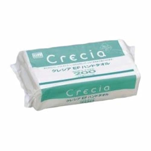 Nippon Paper Crecia EF Hand Paper Towels, Commercial Pack, 200 Pairs (2-Ply) x 16 Packs