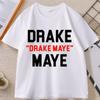 Men's Football Joke T-shirt Drake Maye Printed Cotton Tshirt Short Sleeve T-shirt Men Graphic Tee Streetwear Clothing Y2k - M...